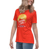 Women's Relaxed T-Shirt Certified Felon Trump Hair