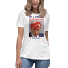 Women's Relaxed T-Shirt Certified Felon Trump Mugshot