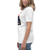 Women's Relaxed T-Shirt Certified Felon Trump Podium