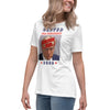 Women's Relaxed T-Shirt Certified Felon Trump Mugshot