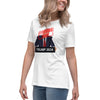 Women's Relaxed T-Shirt Certified Felon Trump Podium