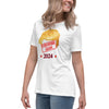 Women's Relaxed T-Shirt Certified Felon Trump Hair