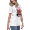 Women's Relaxed T-Shirt Certified Felon Trump Mugshot