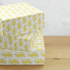 Wrapping Paper Sheets Yellow 412