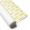 Wrapping Paper Sheets Yellow 412