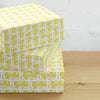 Wrapping Paper Sheets Yellow 724